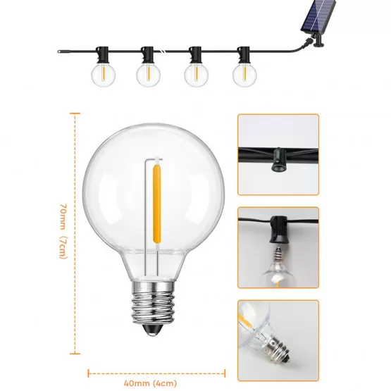 Sygonix SY-5170824 Catena luminosa solare LED (monocolore) Verde